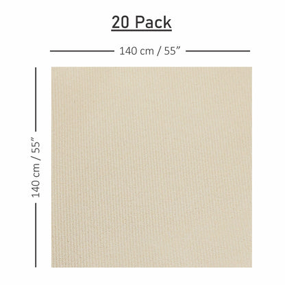 Disposable Linen-Like Folded Table Cloths - Airlaid Paper - Naptec Paper - Servietto