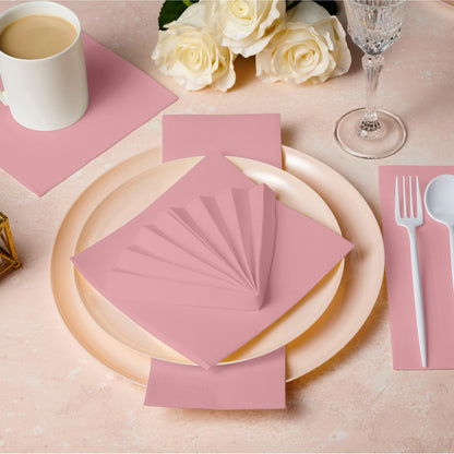 Naperee - Disposable Quilted Beverage Napkins | 10"x10" - Naptec Paper - Naperee