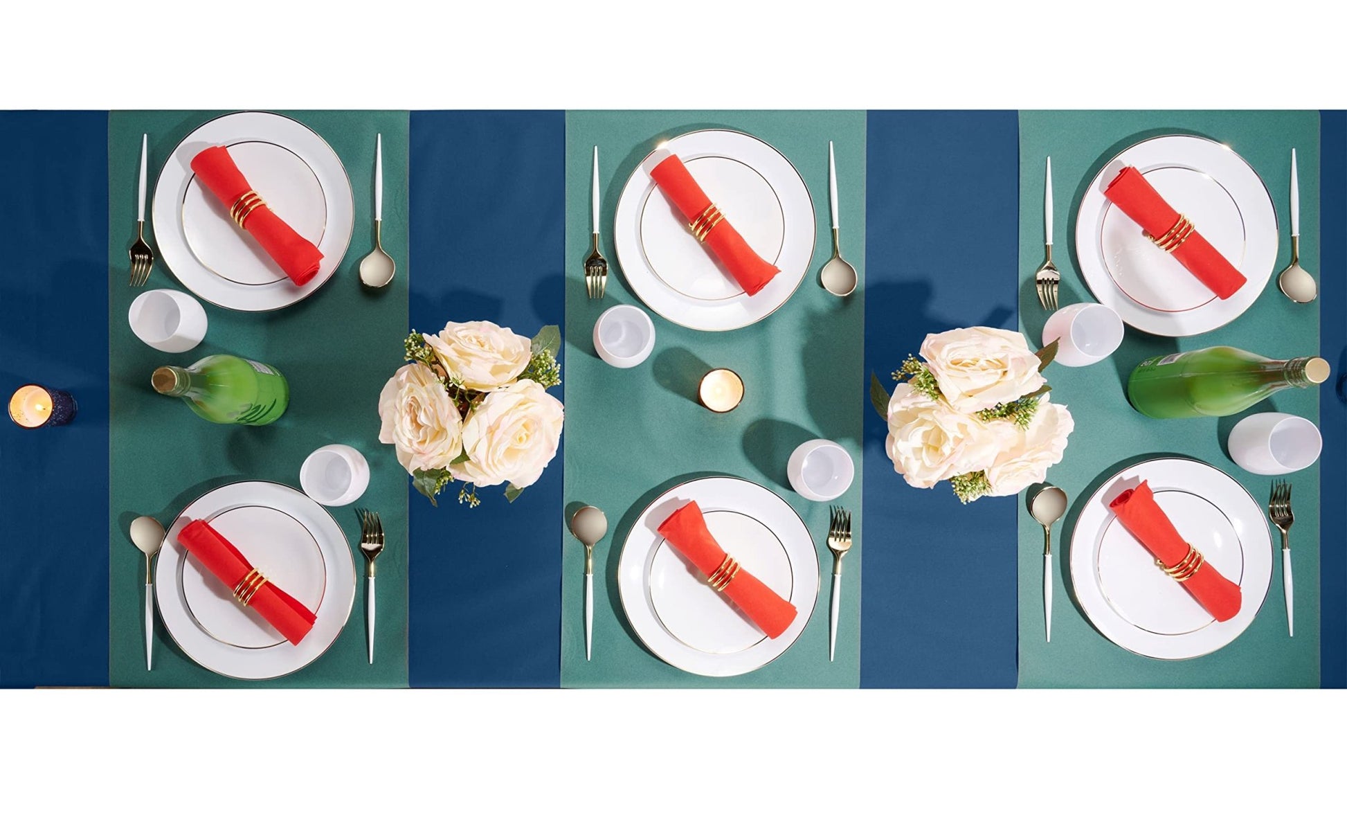 Disposable Linen-Like Table Cloth Roll - Airlaid Paper | 55" wide x 80' long - Naptec Paper - Servietto