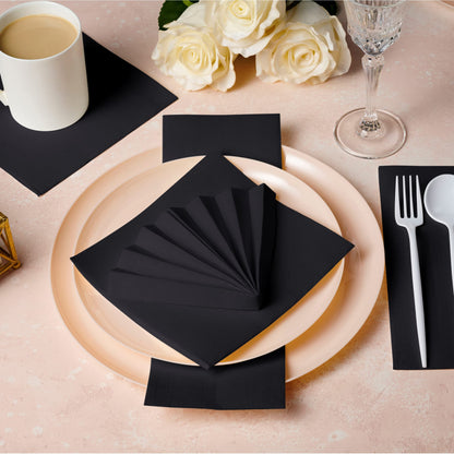 Naperee - Disposable Quilted Large Luncheon Napkins | 15"X15" - Naptec Paper - Naperee