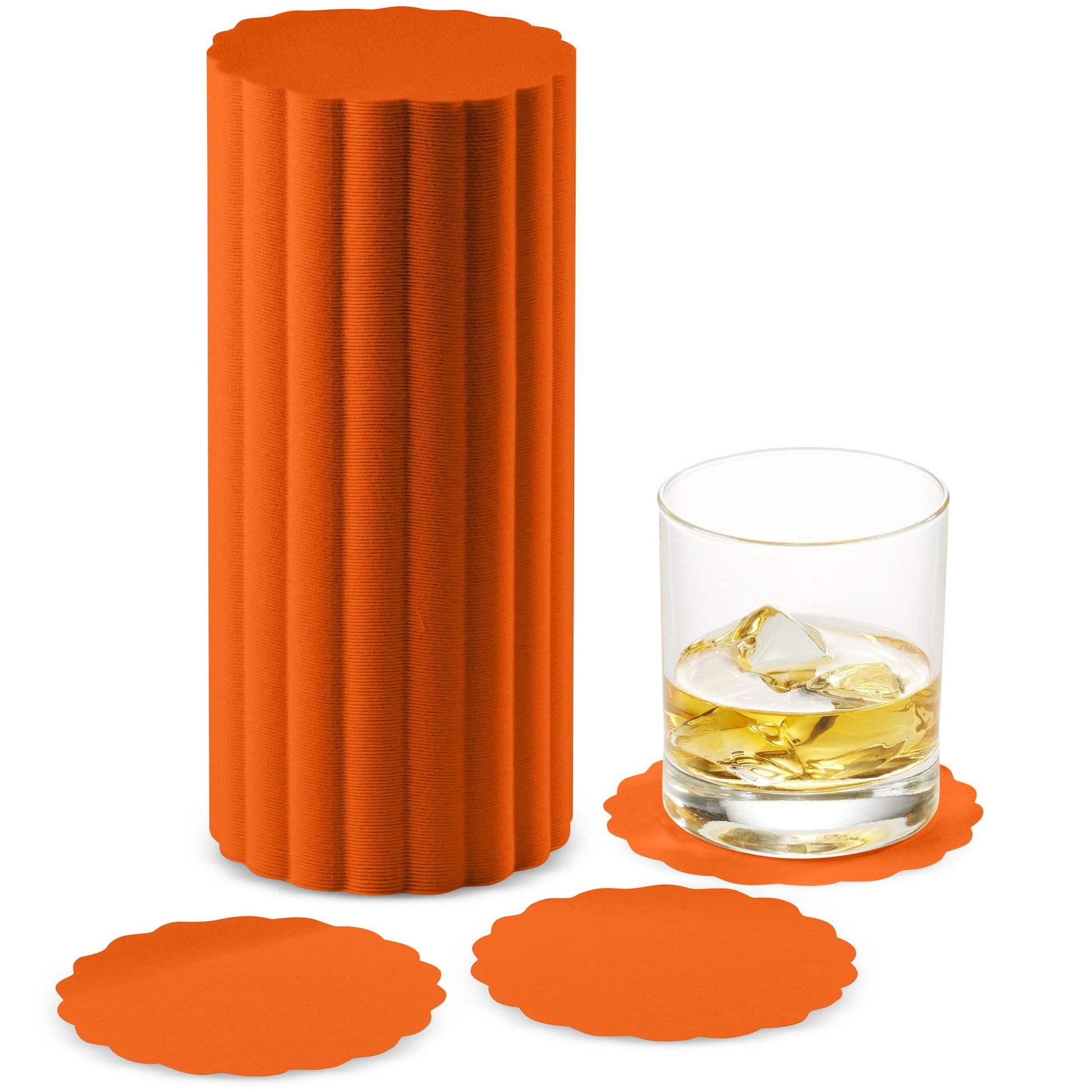 Disposable Linen-Feel Coasters | Airlaid Paper, 3.5", 500-Pack - Naptec Paper - BloominGoods