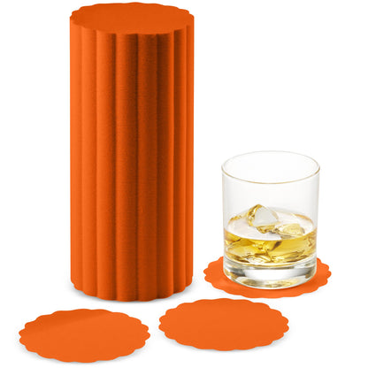 Disposable Linen-Feel Coasters | Airlaid Paper, 3.5", 500-Pack - Naptec Paper - BloominGoods