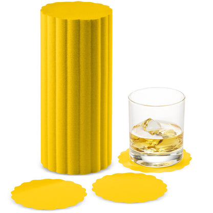 Disposable Linen-Feel Coasters | Airlaid Paper, 3.5", 500-Pack - Naptec Paper - BloominGoods