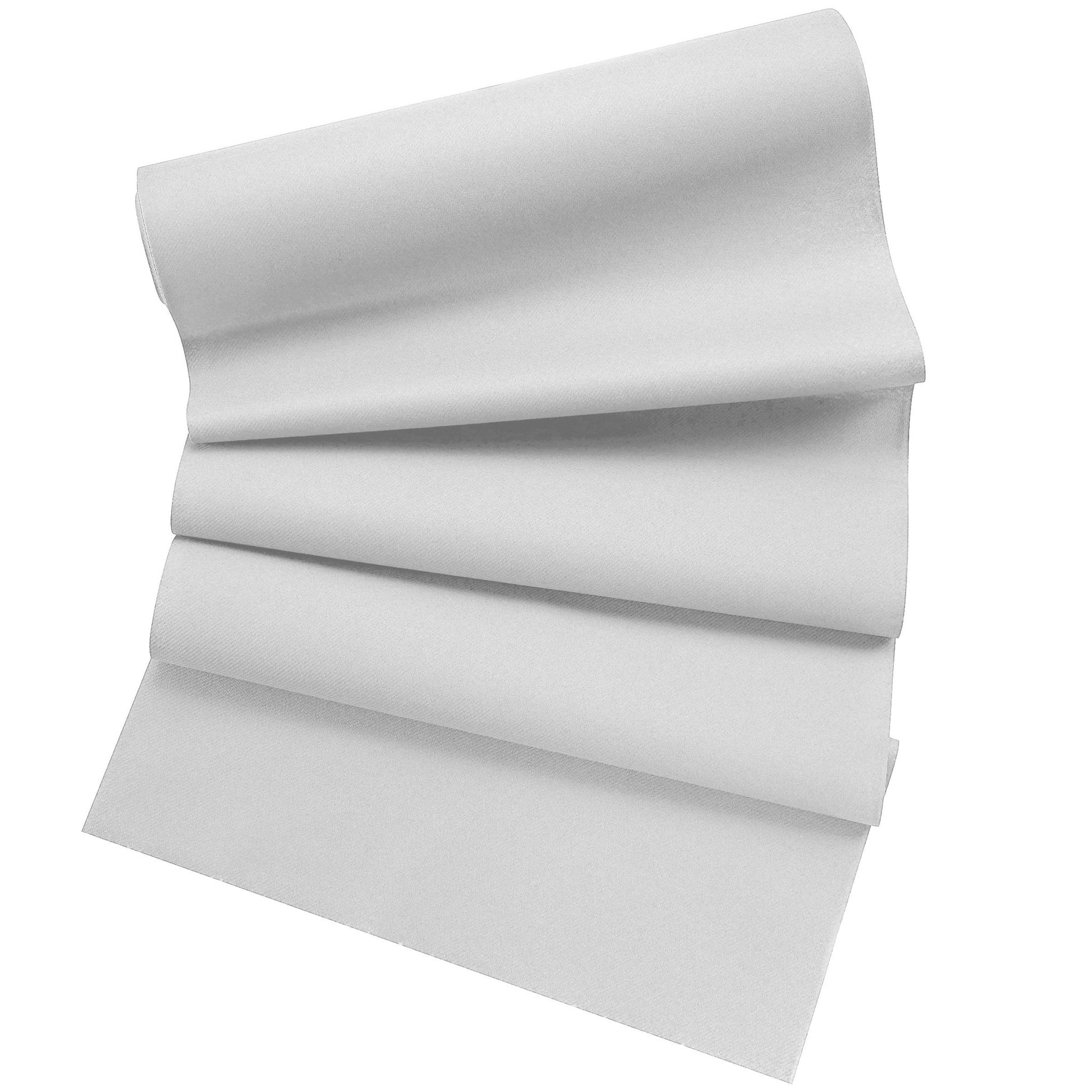 Disposable Linen-Like Table Runner Roll - Airlaid Paper | 16" wide x 80' long, (48" perforations) - Naptec Paper - Servietto