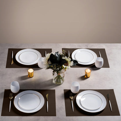 Disposable Linen-Feel Placemats| Airlaid Paper, 12"x18", 100-Pack - Naptec Paper - Servietto