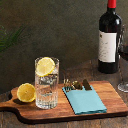 Disposable Linen-Feel Dinner Pocket Napkins | Airlaid Paper, 12"x16" - Naptec Paper - Servietto