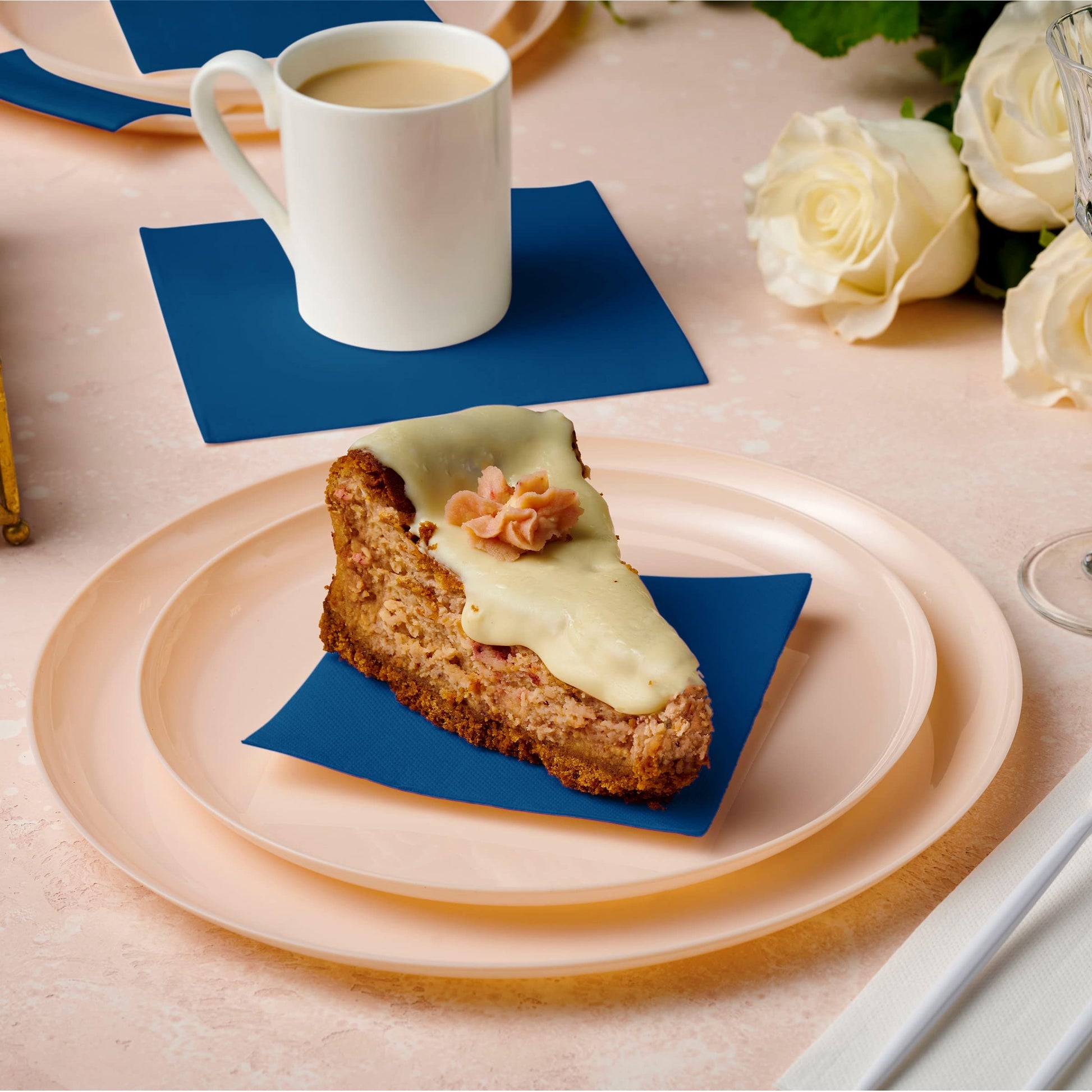 Naperee - Disposable Quilted Beverage Napkins | 10"x10" - Naptec Paper - Naperee