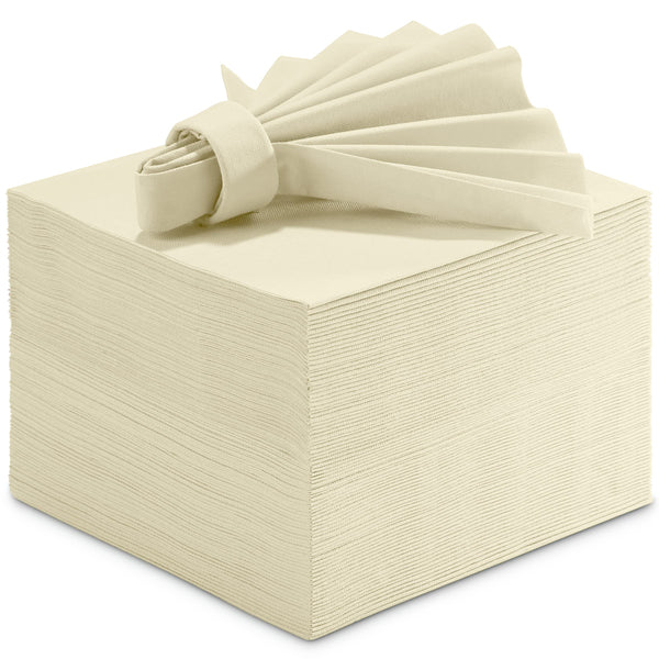 BG-CLLN-CREM/50, Disposable cream napkins stacked