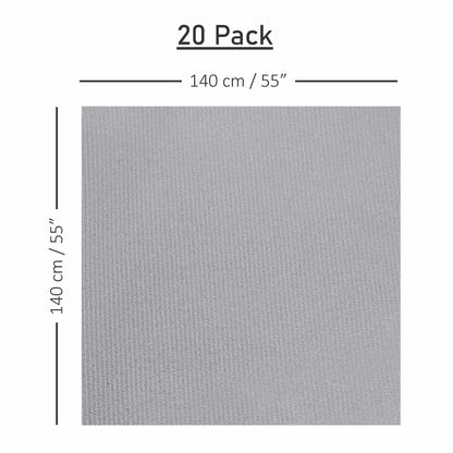 Disposable Linen-Like Folded Table Cloths - Airlaid Paper - Naptec Paper - Servietto
