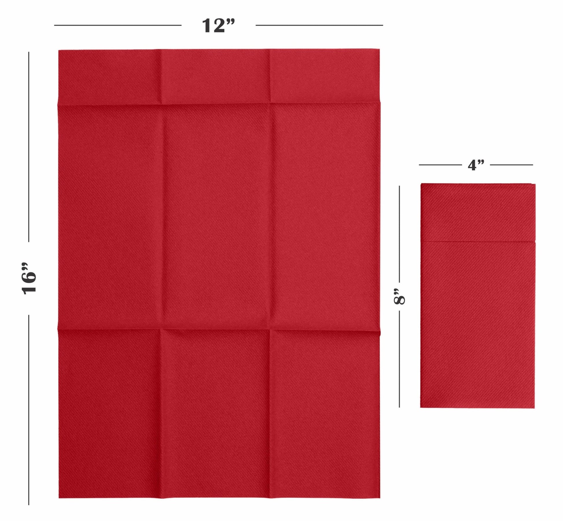 Disposable Linen-Feel Dinner Pocket Napkins | Airlaid Paper, 12"x16" - Naptec Paper - Servietto