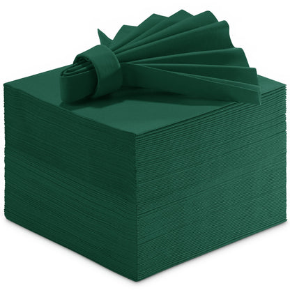 Disposable Linen-Feel Large Luncheon Napkins | Airlaid Paper, 16"x16", 50-Pack - Naptec Paper - BloominGoods