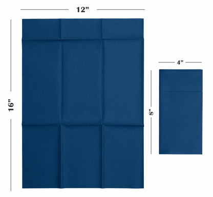 Disposable Linen-Feel Dinner Pocket Napkins | Airlaid Paper, 12"x16" - Naptec Paper - Servietto
