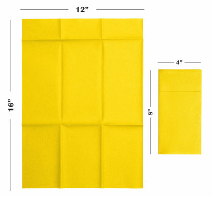 Disposable Linen-Feel Dinner Pocket Napkins | Airlaid Paper, 12"x16" - Naptec Paper - Servietto