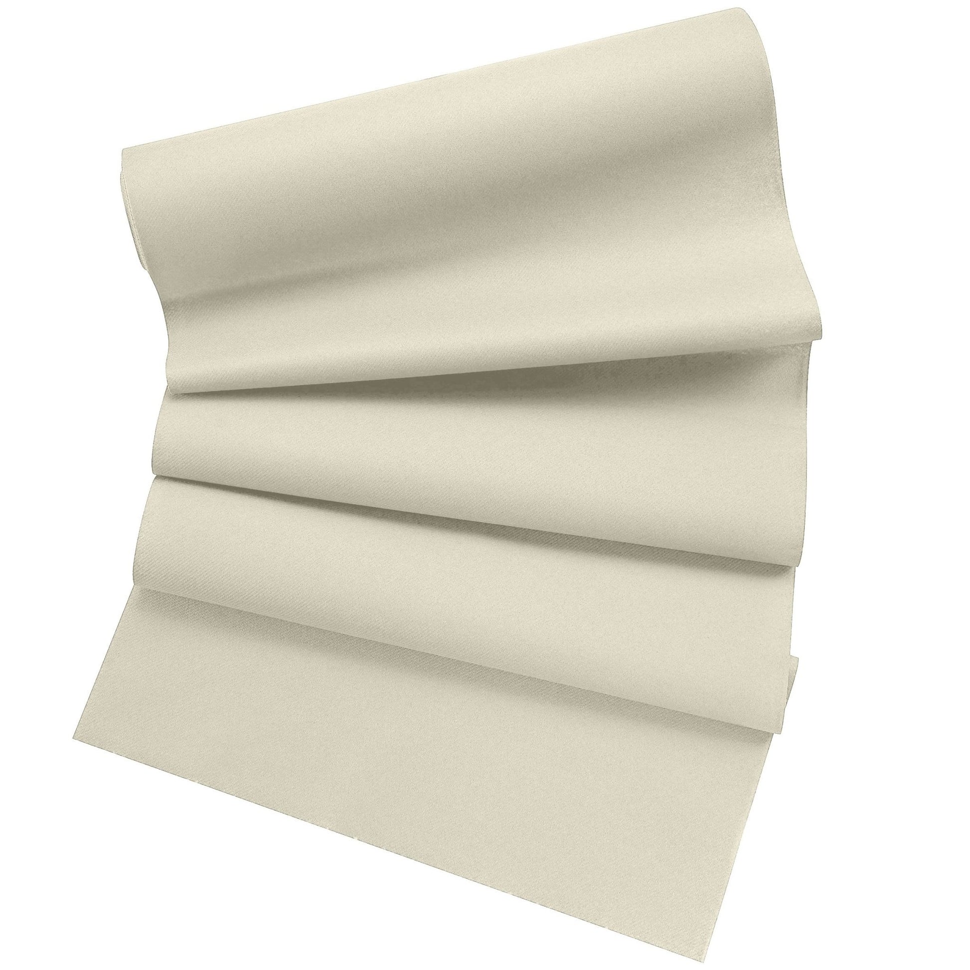 Disposable Linen-Like Table Runner Roll - Airlaid Paper | 16" wide x 80' long, (48" perforations) - Naptec Paper - Servietto