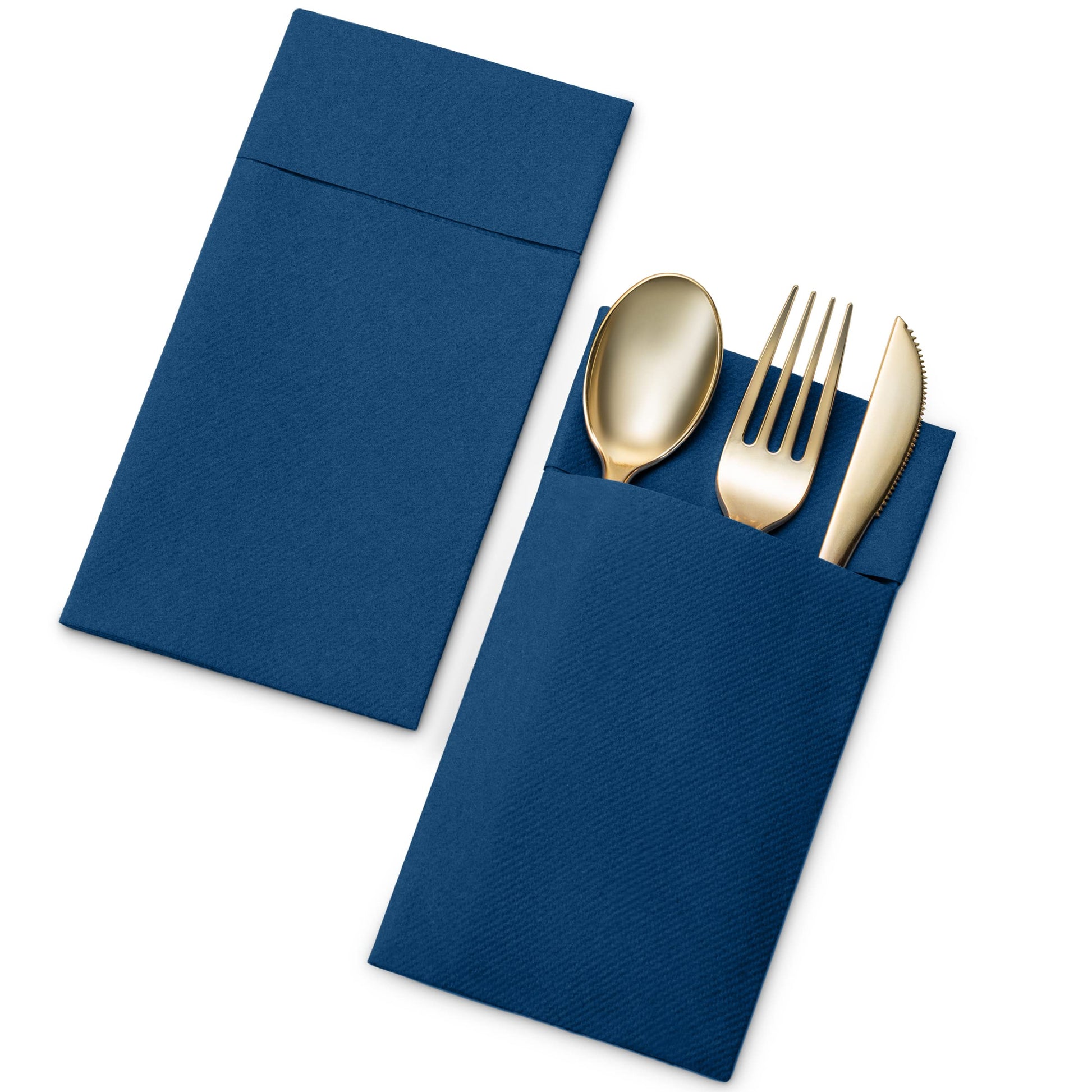 Disposable Linen-Feel Dinner Pocket Napkins | Airlaid Paper, 12"x16" - Naptec Paper - Servietto