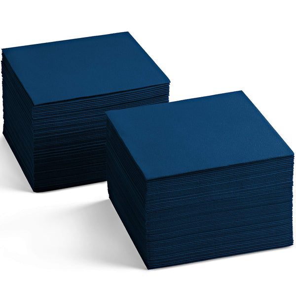 BG-CCN-DBLU/100, Disposable blue cocktail napkin