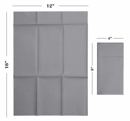 Disposable Linen-Feel Dinner Pocket Napkins | Airlaid Paper, 12"x16" - Naptec Paper - Servietto