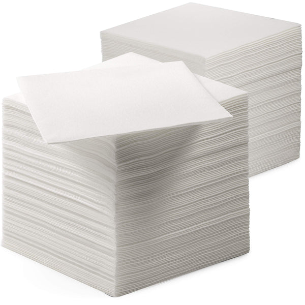 Disposable Linen-Feel Beverage Napkins | Airlaid Paper, 10"x10"