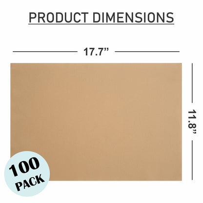 Disposable Linen-Feel Placemats| Airlaid Paper, 12"x18", 100-Pack - Naptec Paper - Servietto