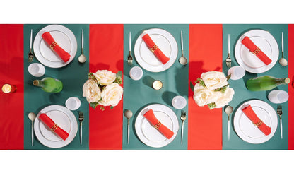 Disposable Linen-Like Table Cloth Roll - Airlaid Paper | 55" wide x 80' long - Naptec Paper - Servietto