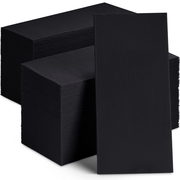 NP-PPDN-BLK-200, Naperee  Disposable Quilted Dinner Napkins  Black color