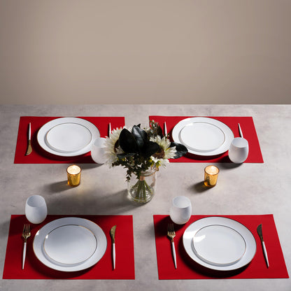 Disposable Linen-Feel Placemats| Airlaid Paper, 12"x18", 100-Pack - Naptec Paper - Servietto