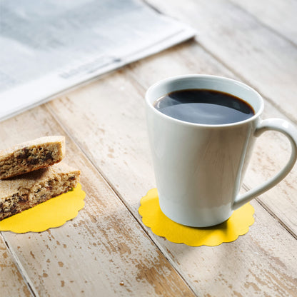 Disposable Linen-Feel Coasters | Airlaid Paper, 3.5", 500-Pack - Naptec Paper - BloominGoods