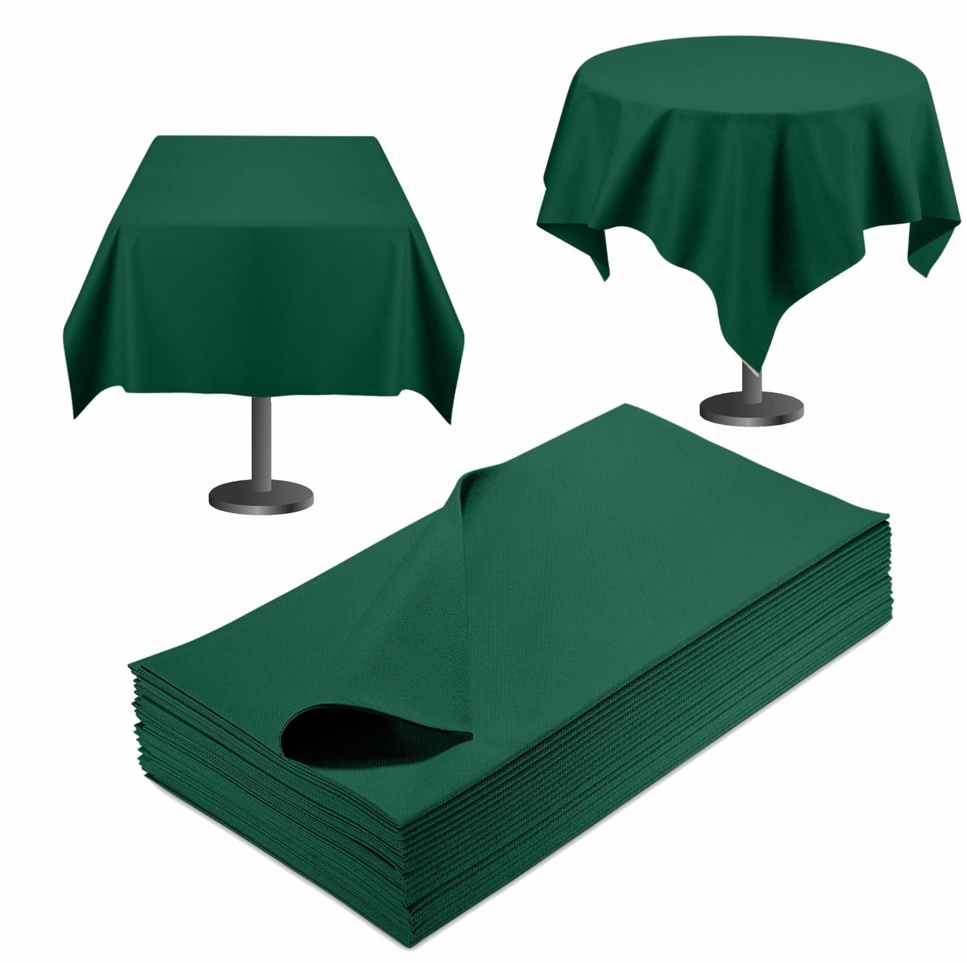 Disposable Linen-Like Folded Table Cloths - Airlaid Paper - Naptec Paper - Servietto