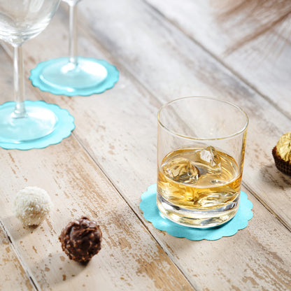 Disposable Linen-Feel Coasters | Airlaid Paper, 3.5", 500-Pack - Naptec Paper - BloominGoods