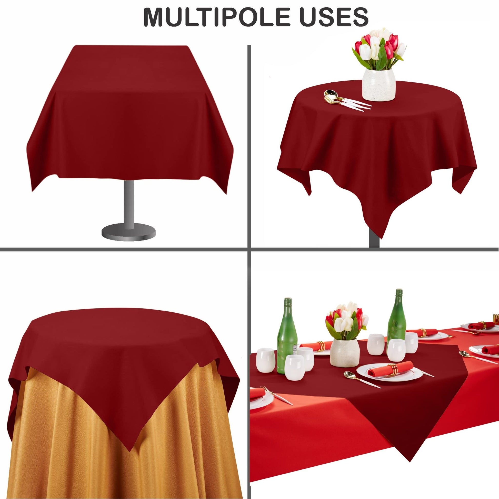 Disposable Linen-Like Folded Table Cloths - Airlaid Paper - Naptec Paper - Servietto