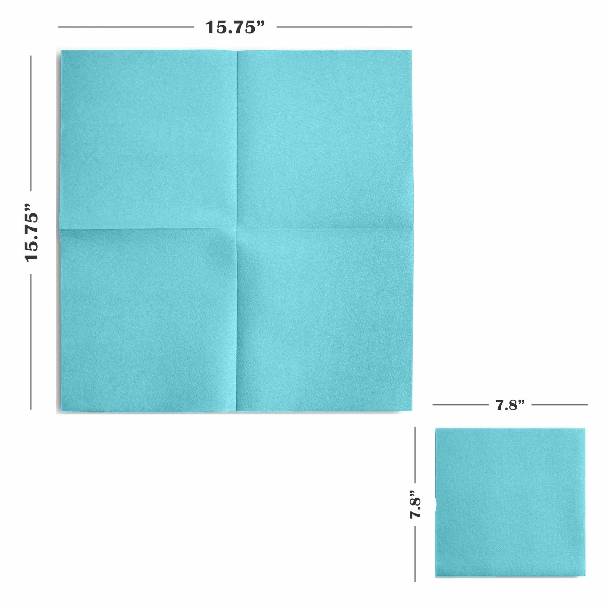 Disposable Linen-Feel Large Luncheon Napkins | Airlaid Paper, 16"x16", 50-Pack - Naptec Paper - BloominGoods