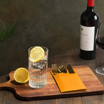 Disposable Linen-Feel Dinner Pocket Napkins | Airlaid Paper, 12"x16" - Naptec Paper - Servietto