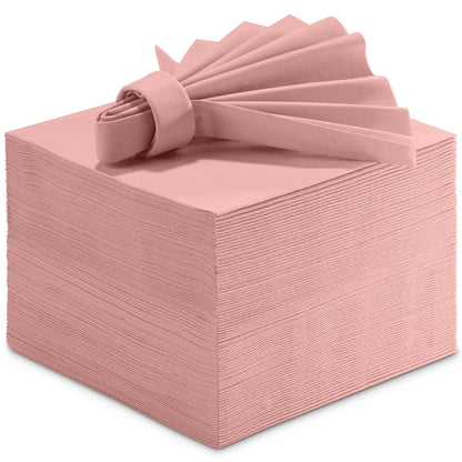 Disposable Linen-Feel Large Luncheon Napkins | Airlaid Paper, 16"x16", 50-Pack - Naptec Paper - BloominGoods