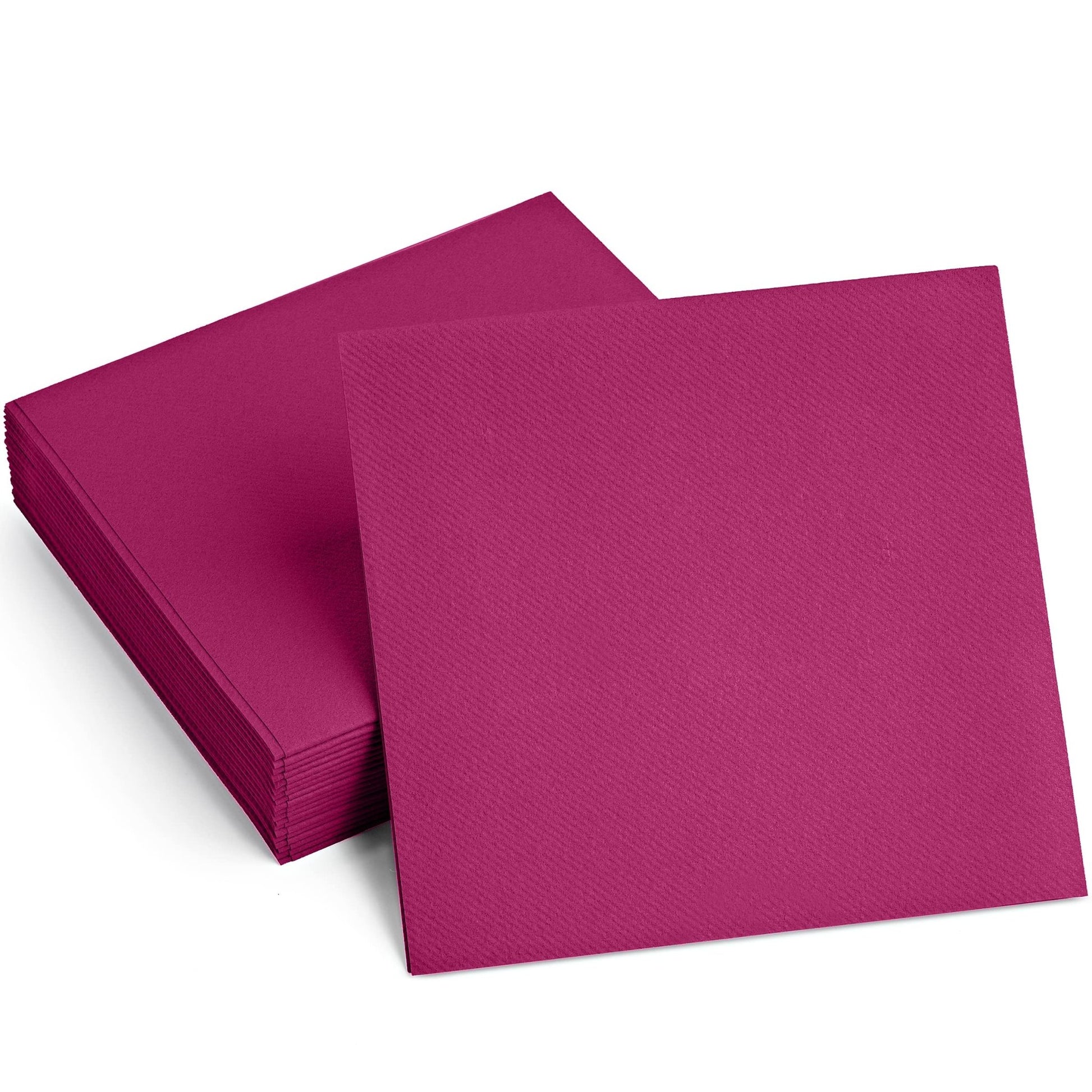 Disposable Linen-Feel Cocktail Napkins | Airlaid Paper, 8"x8" (unfolded), 100-Pack - Naptec Paper - BloominGoods