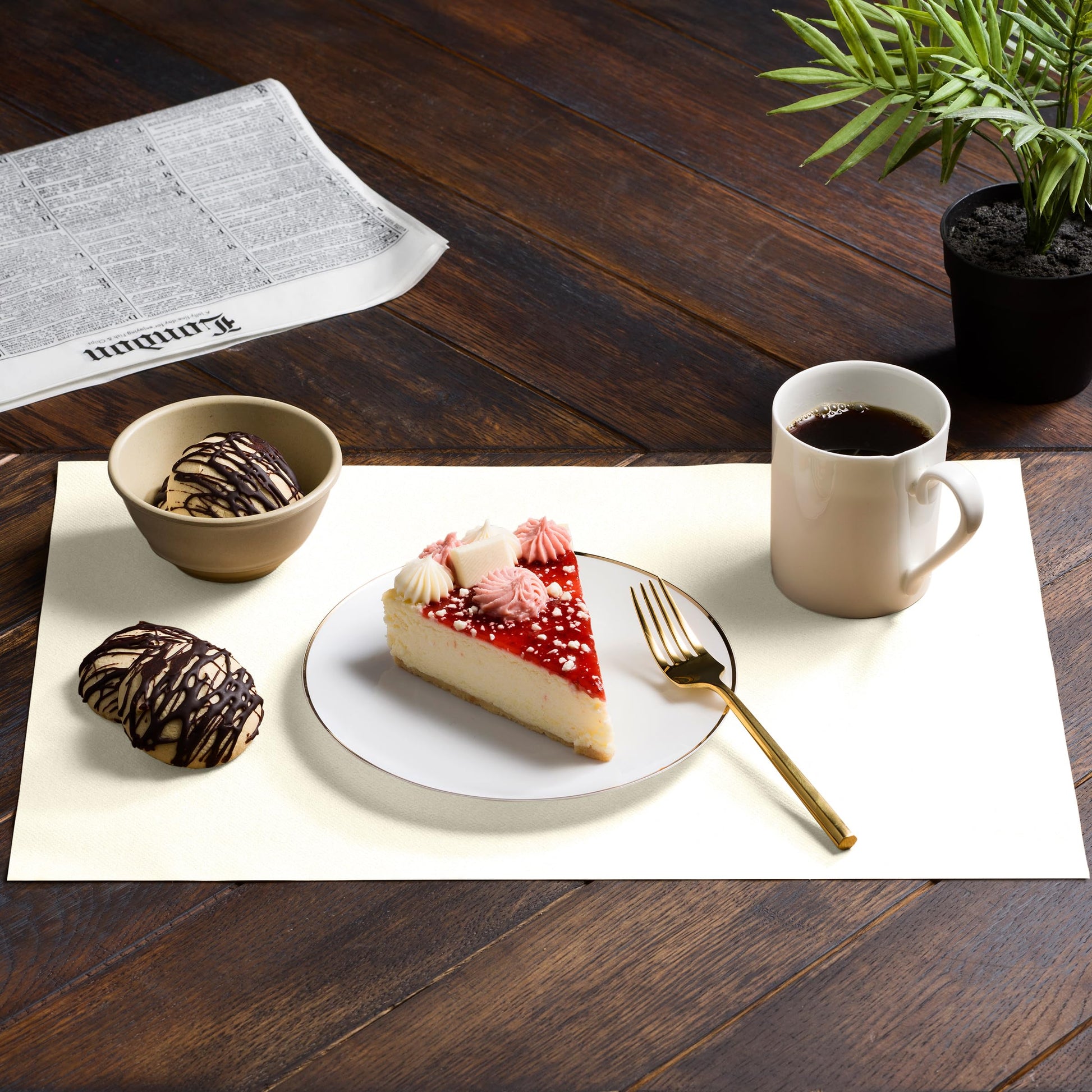 Disposable Linen-Feel Placemats| Airlaid Paper, 12"x18", 100-Pack - Naptec Paper - Servietto