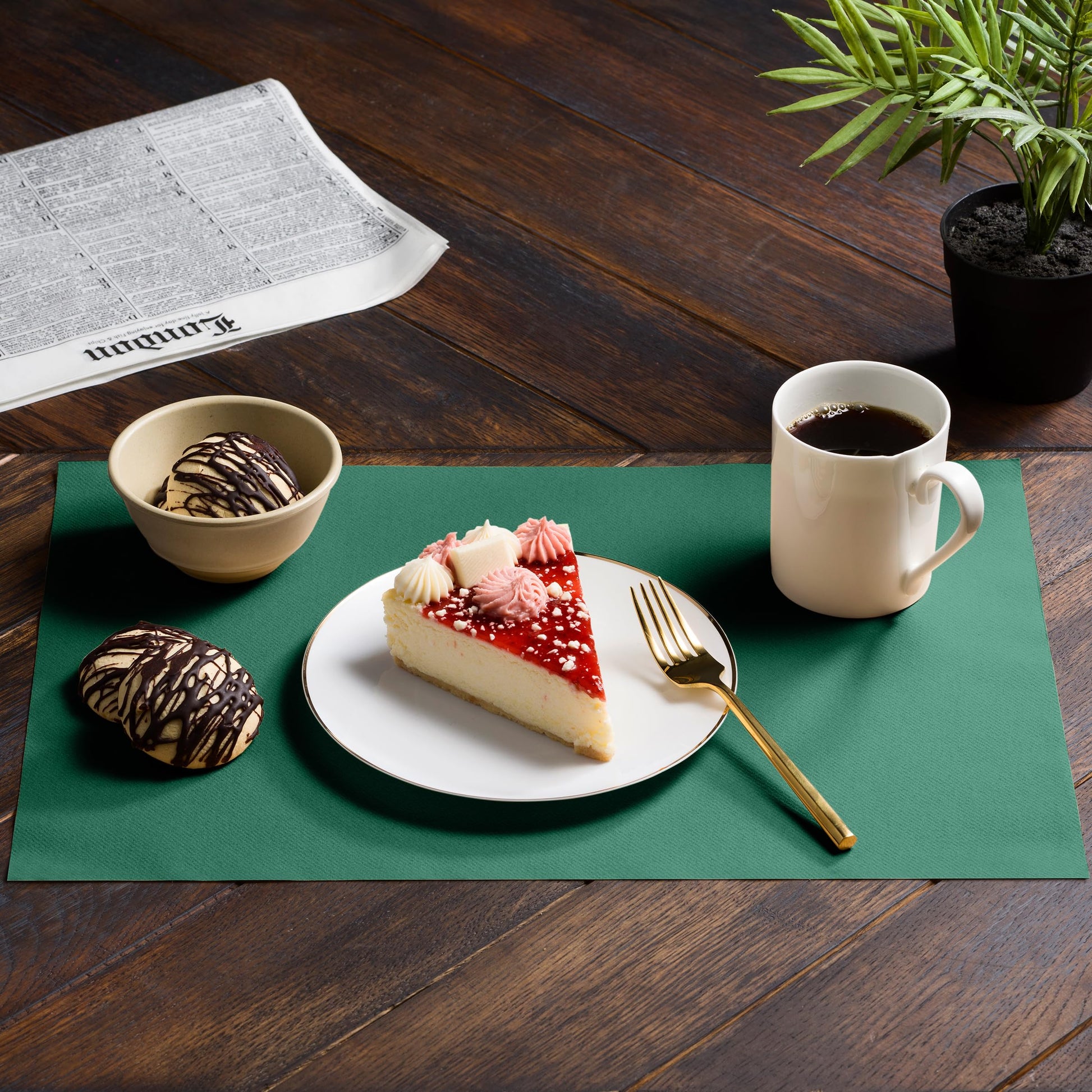 Disposable Linen-Feel Placemats| Airlaid Paper, 12"x18", 100-Pack - Naptec Paper - Servietto
