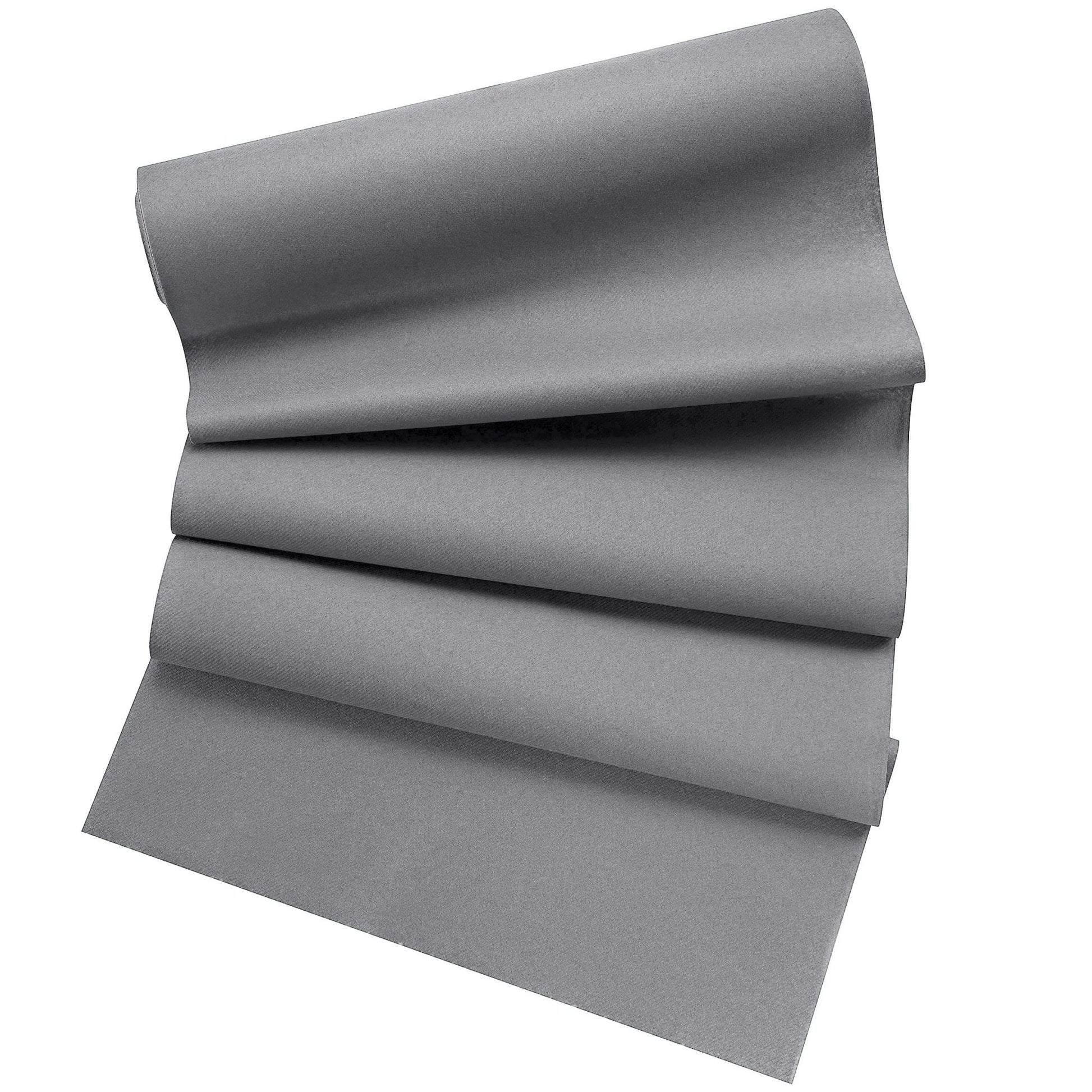 Disposable Linen-Like Table Runner Roll - Airlaid Paper | 16" wide x 80' long, (48" perforations) - Naptec Paper - Servietto