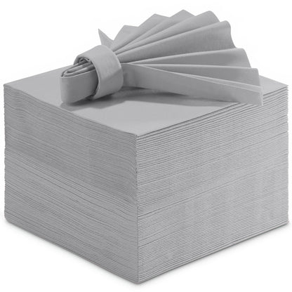 Disposable Linen-Feel Large Luncheon Napkins | Airlaid Paper, 16"x16", 50-Pack - Naptec Paper - BloominGoods
