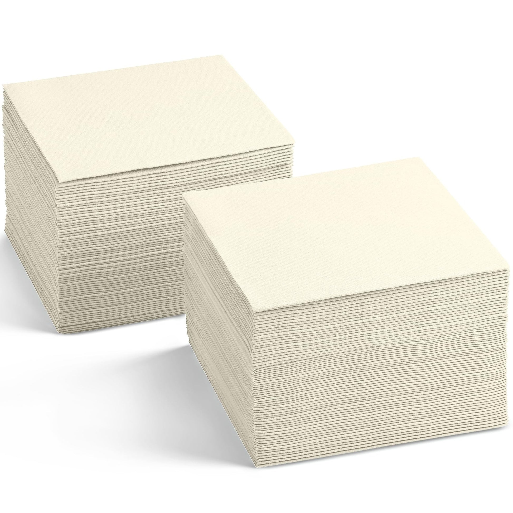 Disposable Linen-Feel Beverage Napkins | Airlaid Paper, 10"x10" - Naptec Paper - Servietto