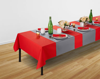 Disposable Airlaid Paper Table Runner | 16" W x 80' L (48" perforations)