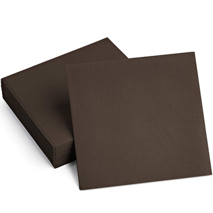 Disposable Linen-Feel Cocktail Napkins | Airlaid Paper, 8"x8" (unfolded), 100-Pack - Naptec Paper - BloominGoods