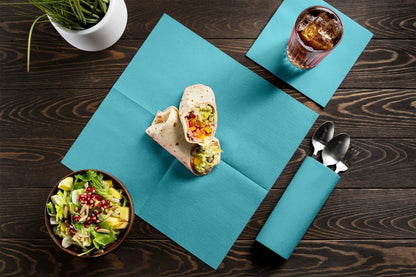 Disposable Linen-Feel Cocktail Napkins | Airlaid Paper, 8"x8" (unfolded), 100-Pack - Naptec Paper - BloominGoods