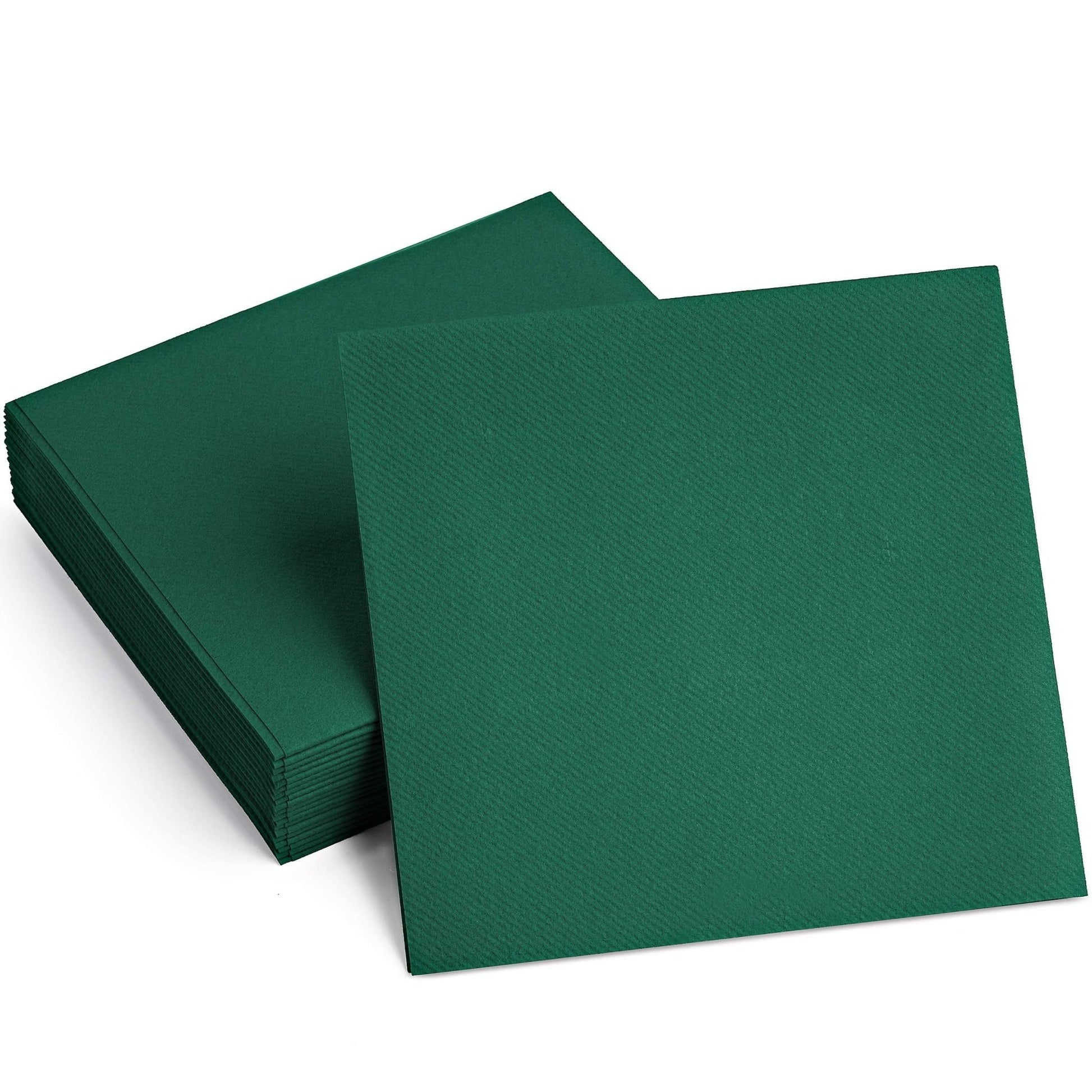 Disposable Linen-Feel Cocktail Napkins | Airlaid Paper, 8"x8" (unfolded), 100-Pack - Naptec Paper - BloominGoods