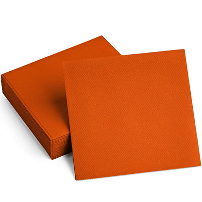 Disposable Linen-Feel Cocktail Napkins | Airlaid Paper, 8"x8" (unfolded), 100-Pack - Naptec Paper - BloominGoods