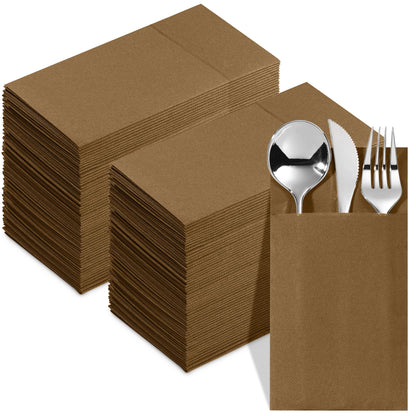 Disposable Dinner Pocket Napkins | Quilted Tissue Paper, 15"X15" - Naptec Paper - Naperee