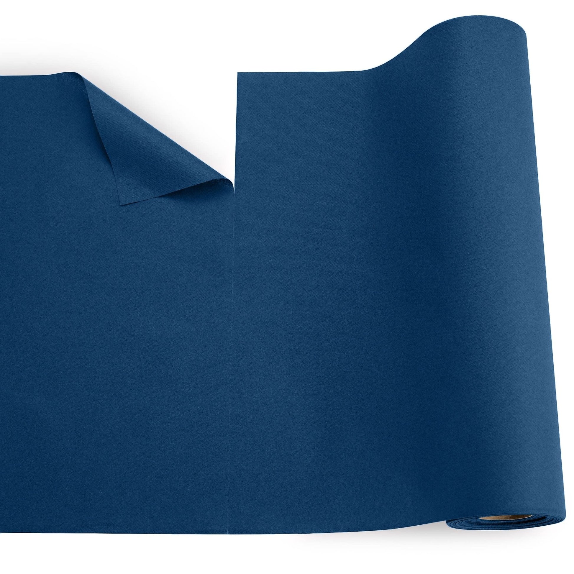 Disposable Linen-Like Table Runner Roll - Airlaid Paper | 16" wide x 80' long, (48" perforations) - Naptec Paper - Servietto