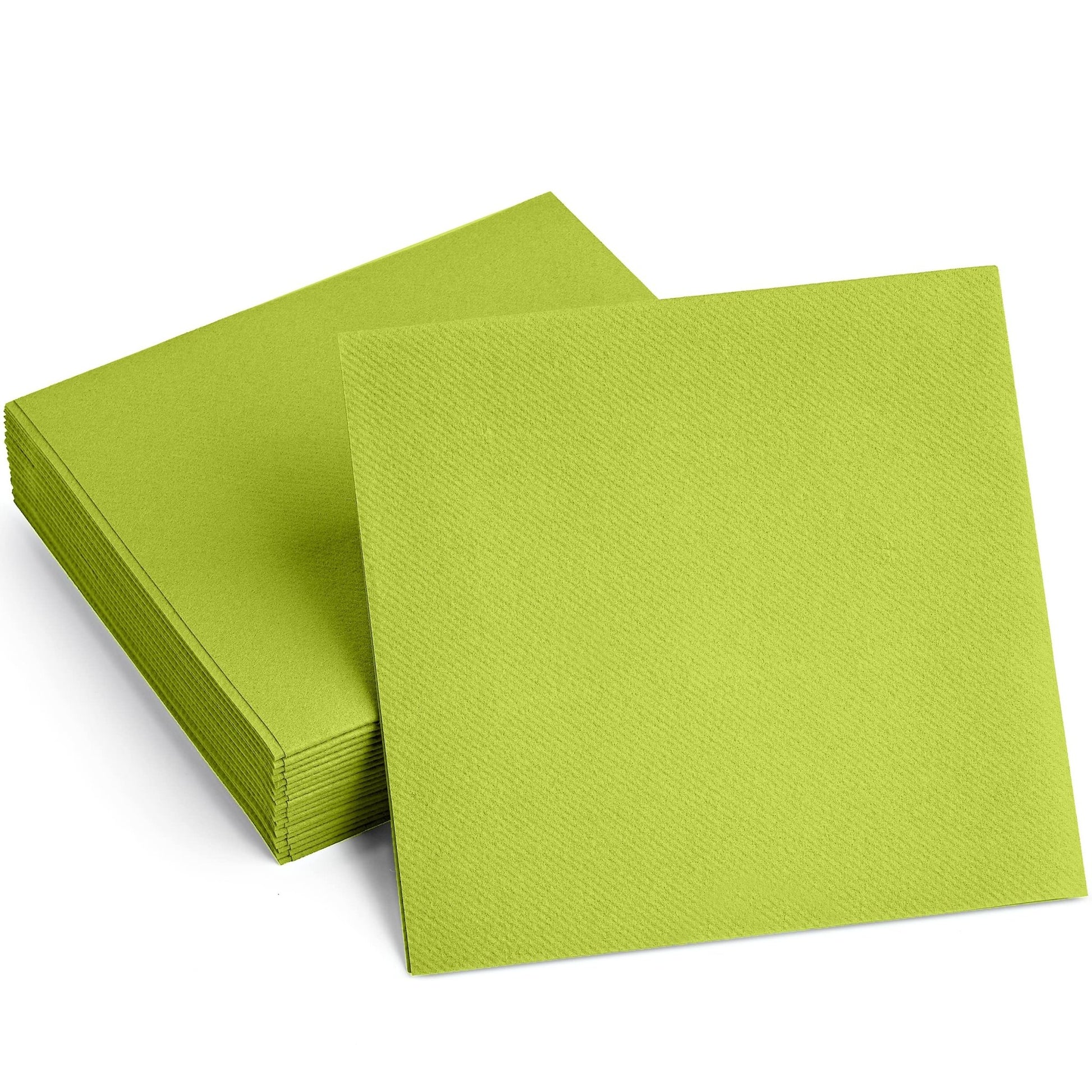 Disposable Linen-Feel Cocktail Napkins | Airlaid Paper, 8"x8" (unfolded), 100-Pack - Naptec Paper - BloominGoods