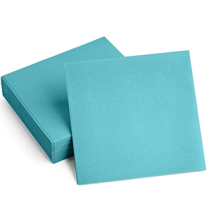 Disposable Linen-Feel Cocktail Napkins | Airlaid Paper, 8"x8" (unfolded), 100-Pack - Naptec Paper - BloominGoods