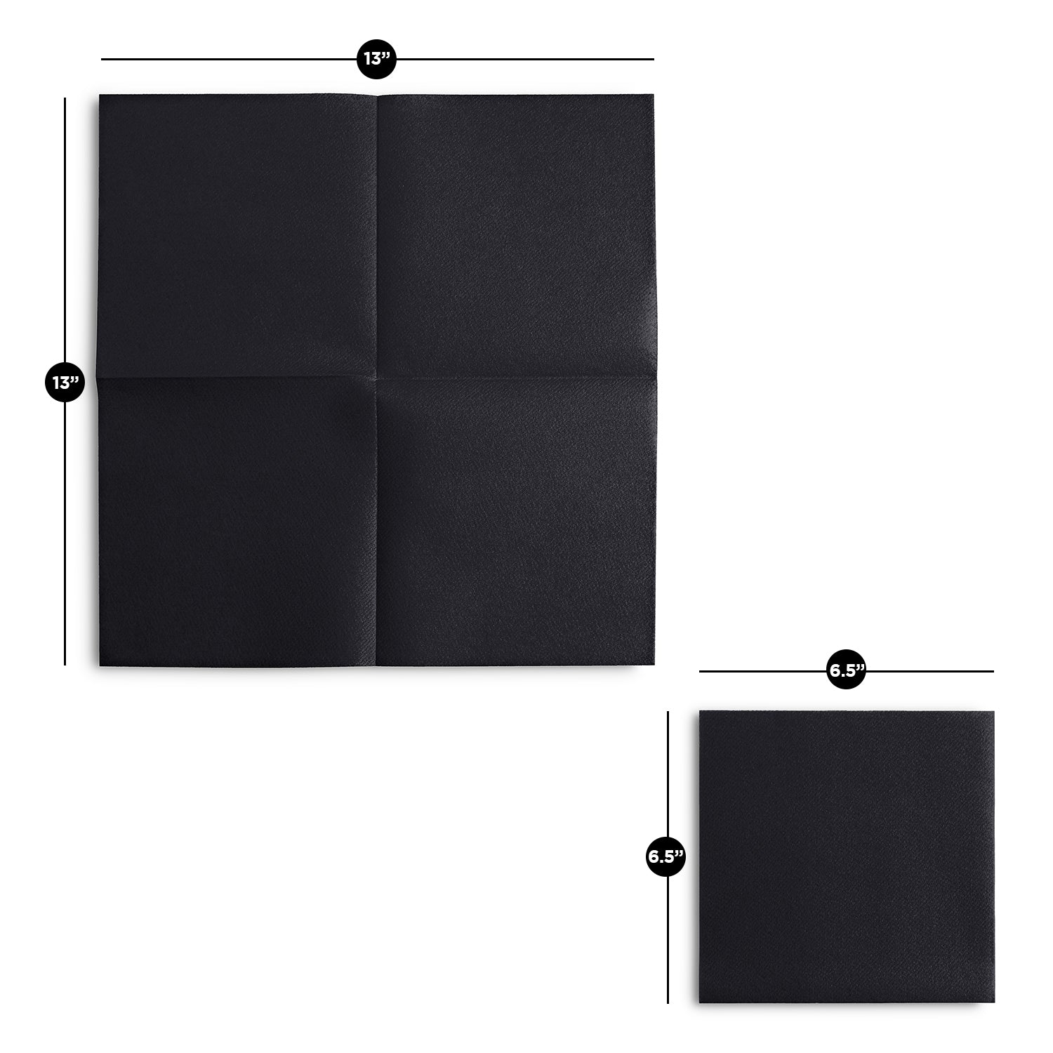 Disposable Linen-Feel Luncheon Napkins | Airlaid Paper, 13"X13", 100-Pack - Naptec Paper - Servietto