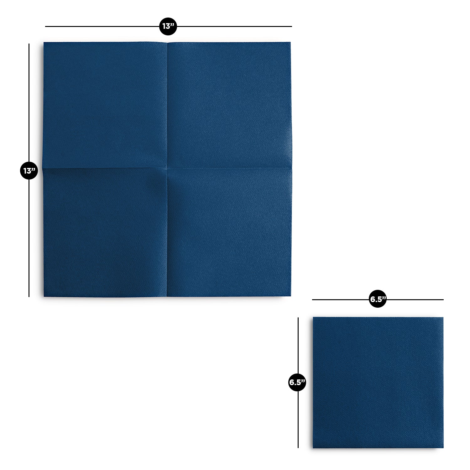 Disposable Linen-Feel Luncheon Napkins | Airlaid Paper, 13"X13", 100-Pack - Naptec Paper - Servietto